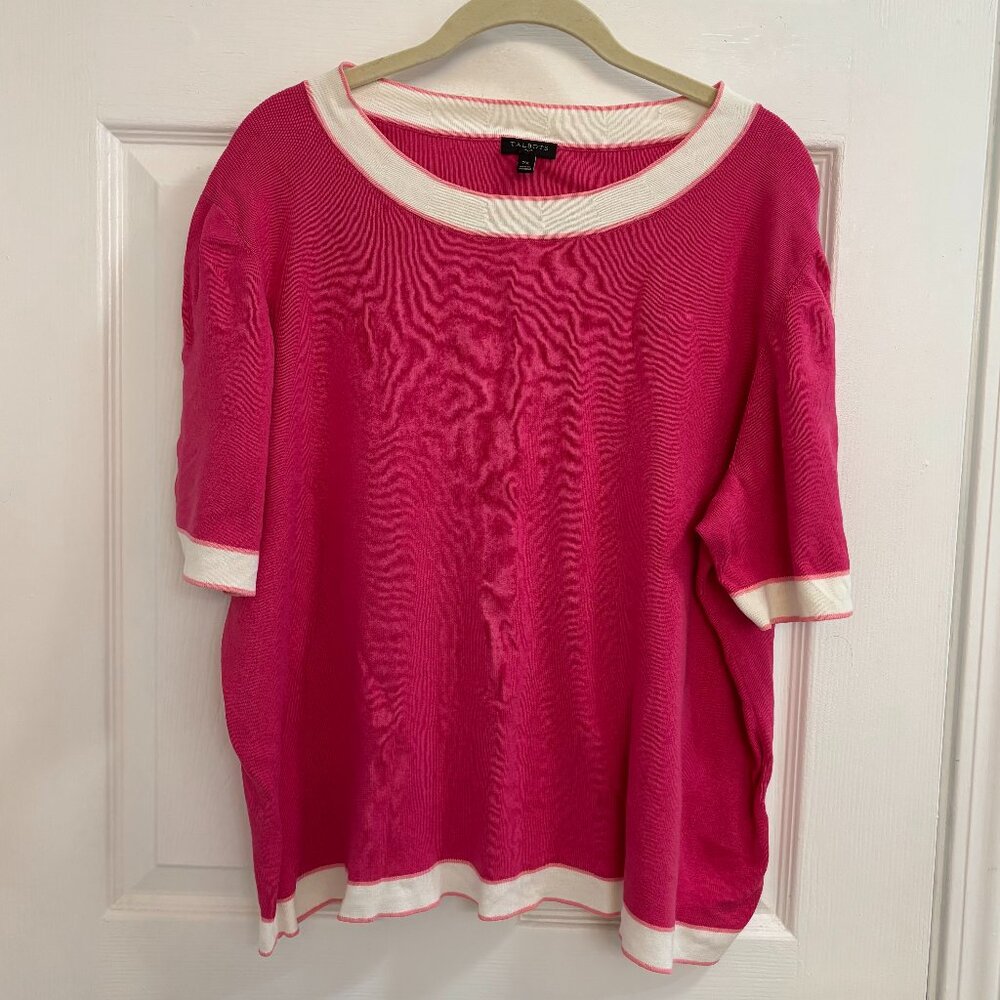 Talbots Short Sleeve Sweater